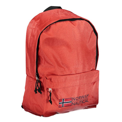 Mochila de poliéster roja para hombre de Noruega 1963