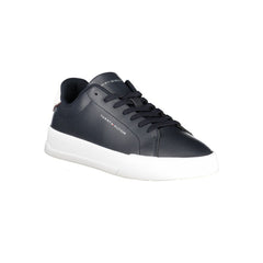 Zapatillas Tommy Hilfiger de cuero azul para hombre