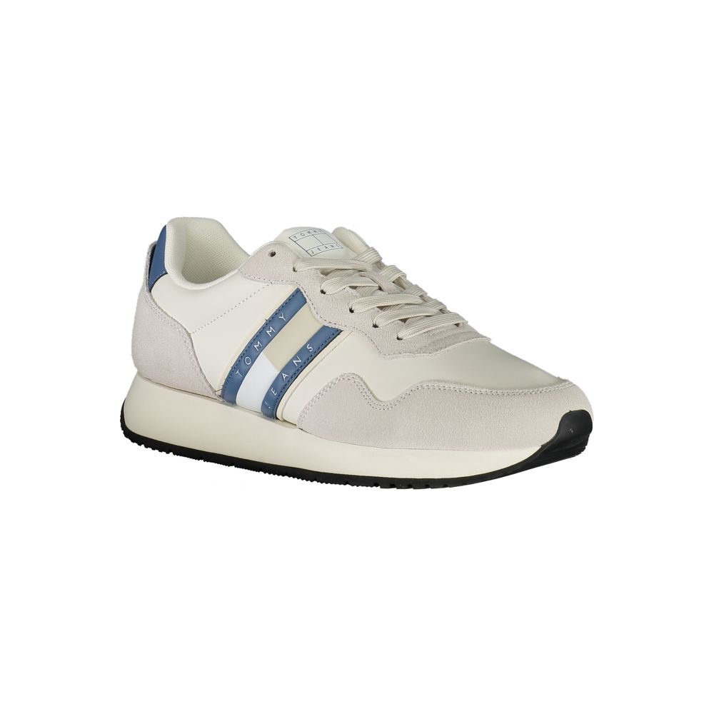 Zapatillas Tommy Hilfiger de cuero blanco para hombre