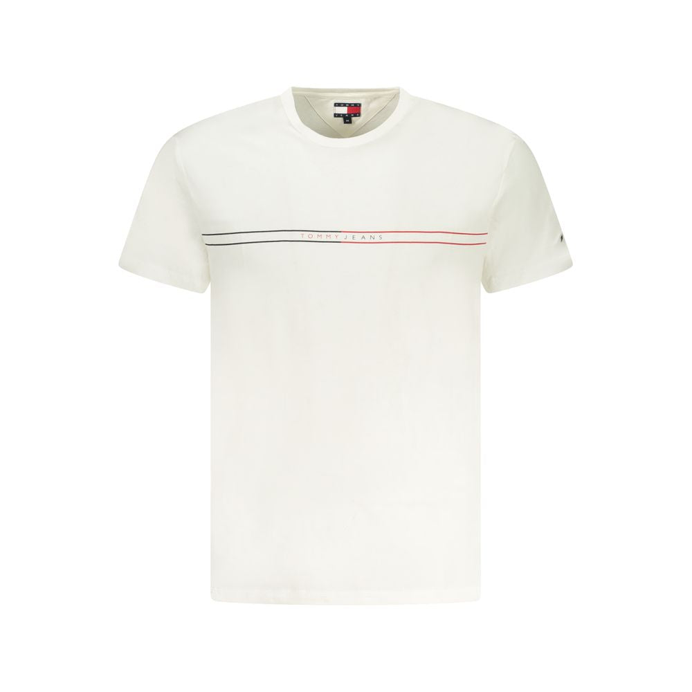 Camiseta blanca de algodón Tommy Hilfiger para hombre