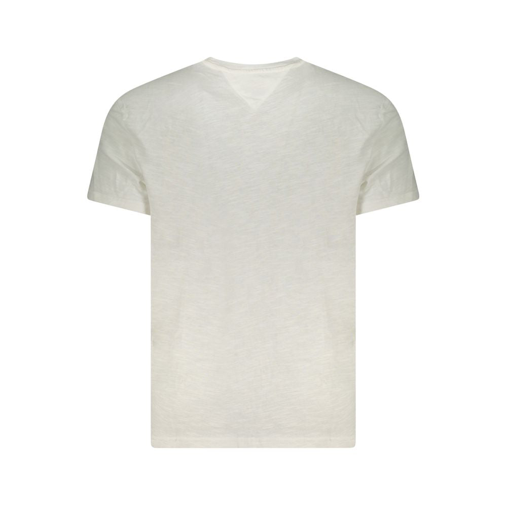 Camiseta blanca de algodón Tommy Hilfiger para hombre