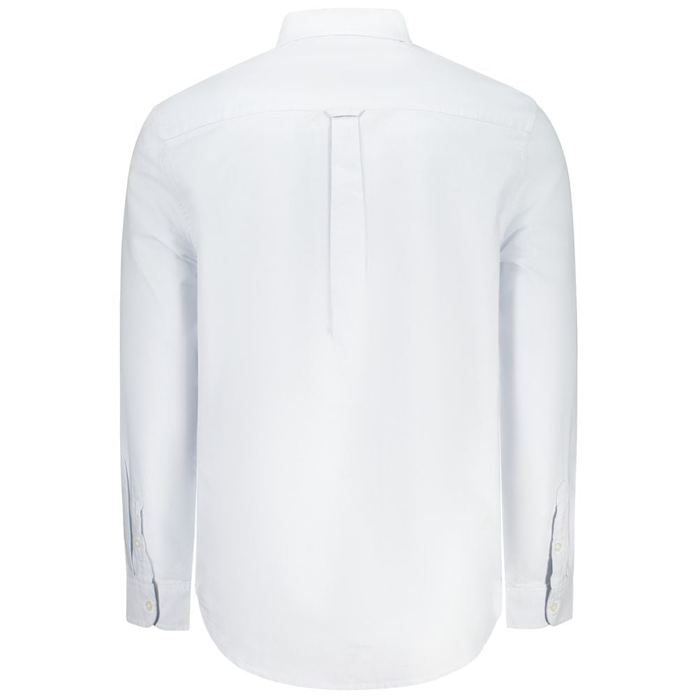 Camisa de algodón azul Tommy Hilfiger para hombre