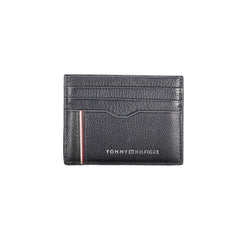 Cartera de cuero azul Tommy Hilfiger