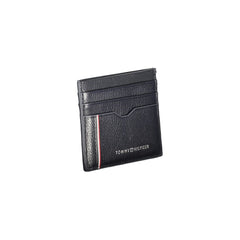 Cartera de cuero azul Tommy Hilfiger
