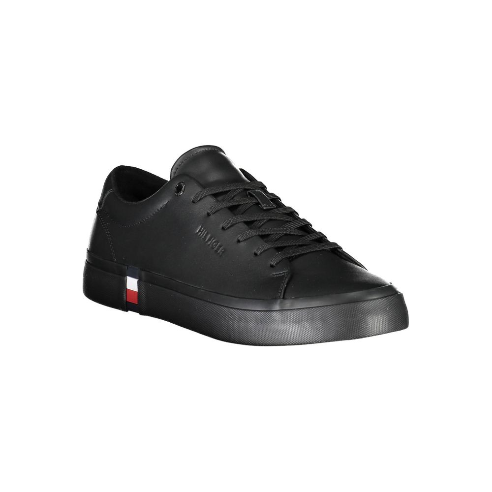 Zapatillas Tommy Hilfiger negras de poliéster
