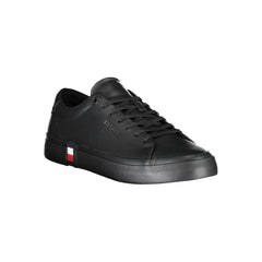 Zapatillas Tommy Hilfiger negras de poliéster