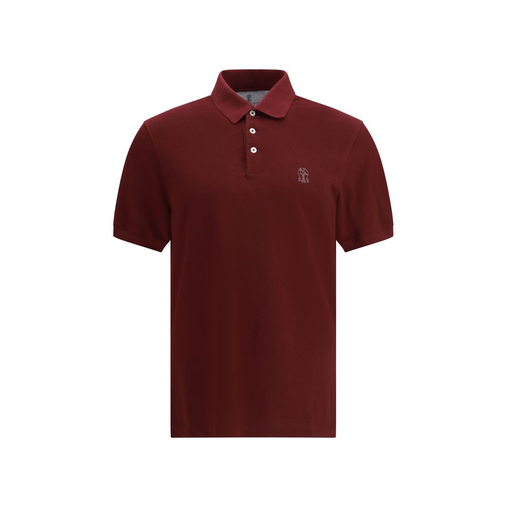 Polo con logotipo de Brunello Cucinelli