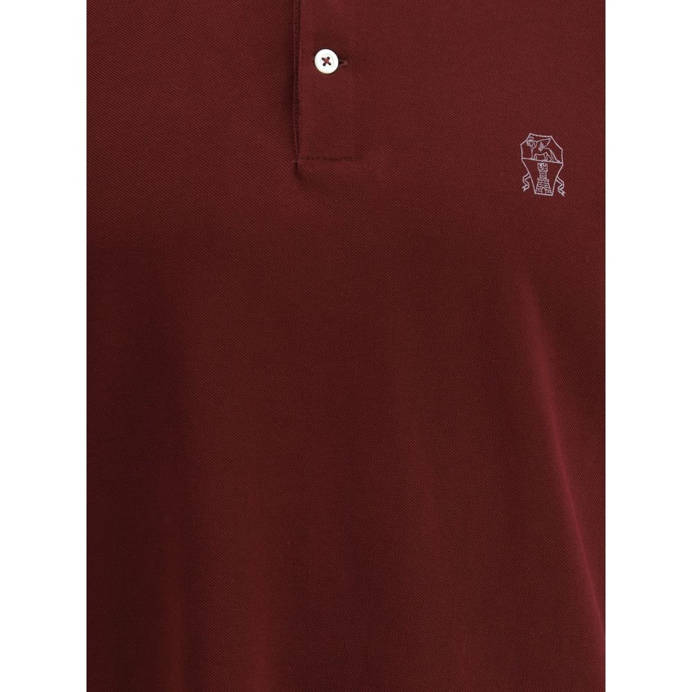 Polo con logotipo de Brunello Cucinelli