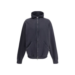 Sudadera con capucha y logotipo de Balenciaga