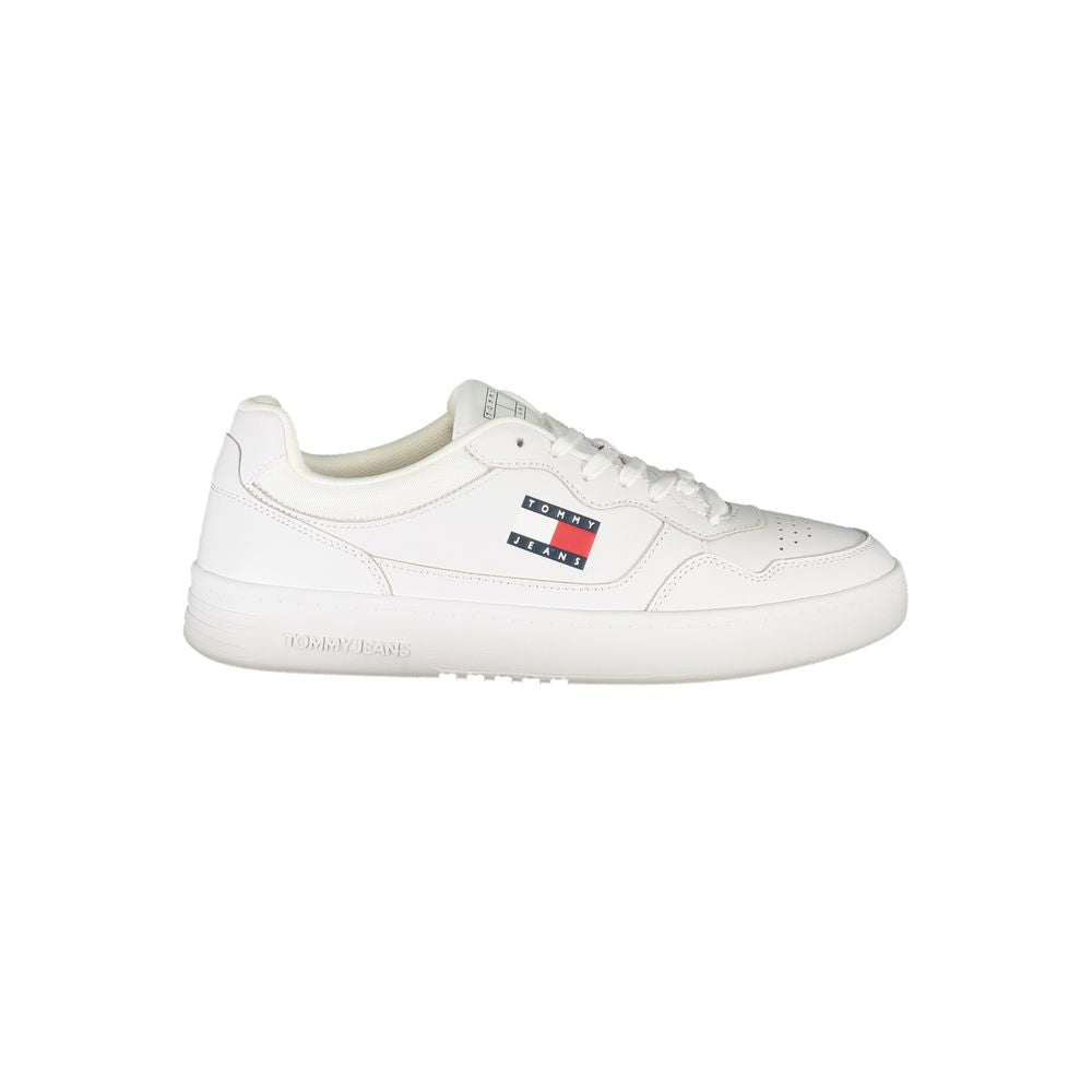 Zapatillas Tommy Hilfiger de cuero blanco para hombre