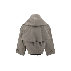 Gabardina con capucha invertida de Balenciaga