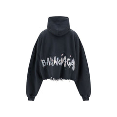 Sudadera corta con capucha Balenciaga