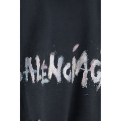 Sudadera corta con capucha Balenciaga