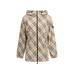 Chaqueta con capucha a cuadros Burberry Archivio