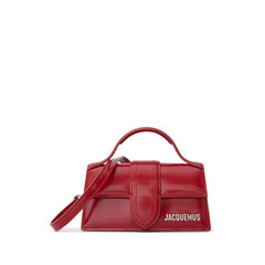 Bolso de mano de piel roja Jacquemus