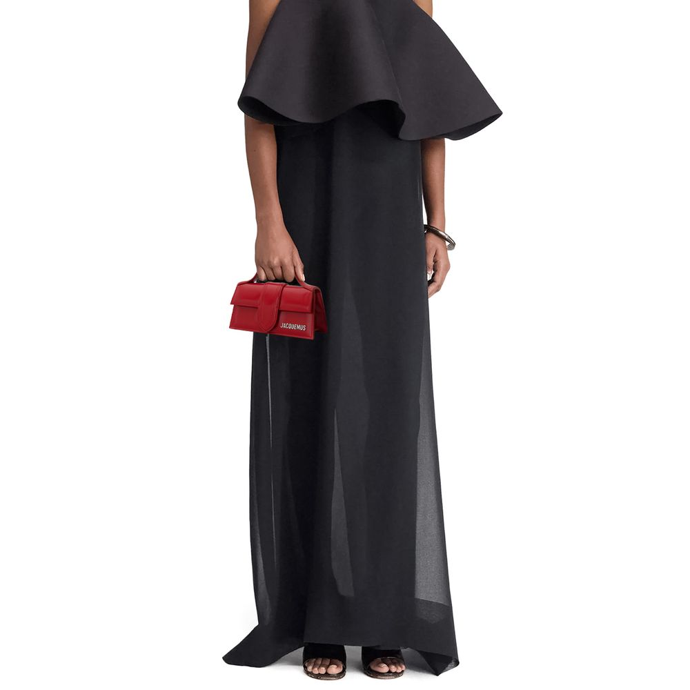 Bolso de mano de piel roja Jacquemus