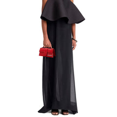 Bolso de mano de piel roja Jacquemus