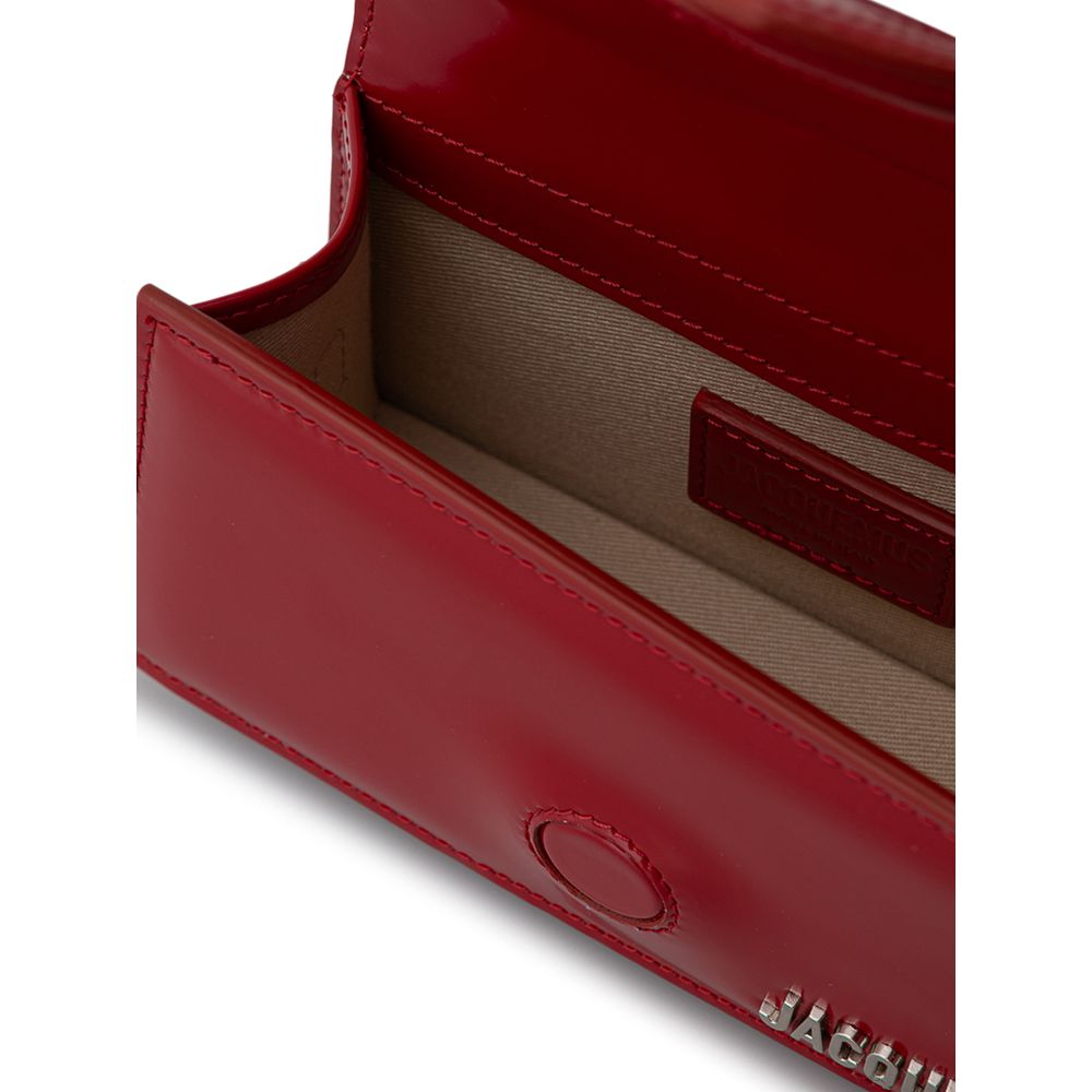 Bolso de mano de piel roja Jacquemus