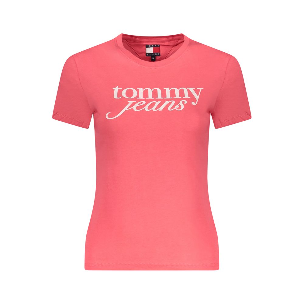 Tommy Hilfiger Pink Cotton Tops & T-Shirt