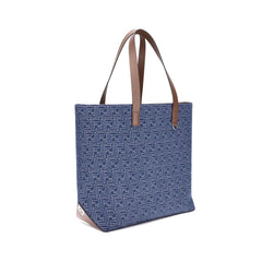 Bolso tote de mezclilla bordado de Fendi