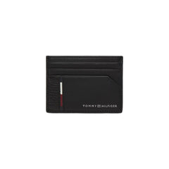Cartera de cuero negra Tommy Hilfiger