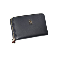 Cartera de poliéster azul Tommy Hilfiger