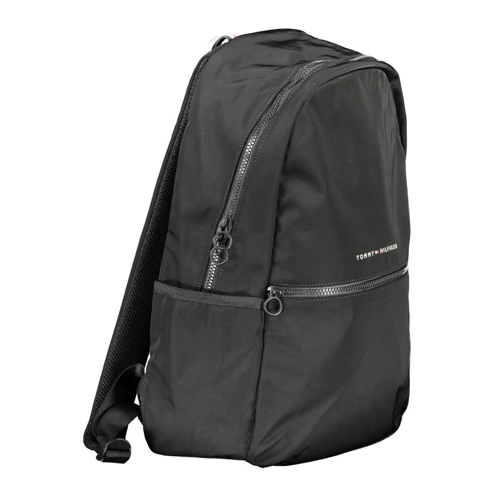 Mochila de poliéster negra Tommy Hilfiger