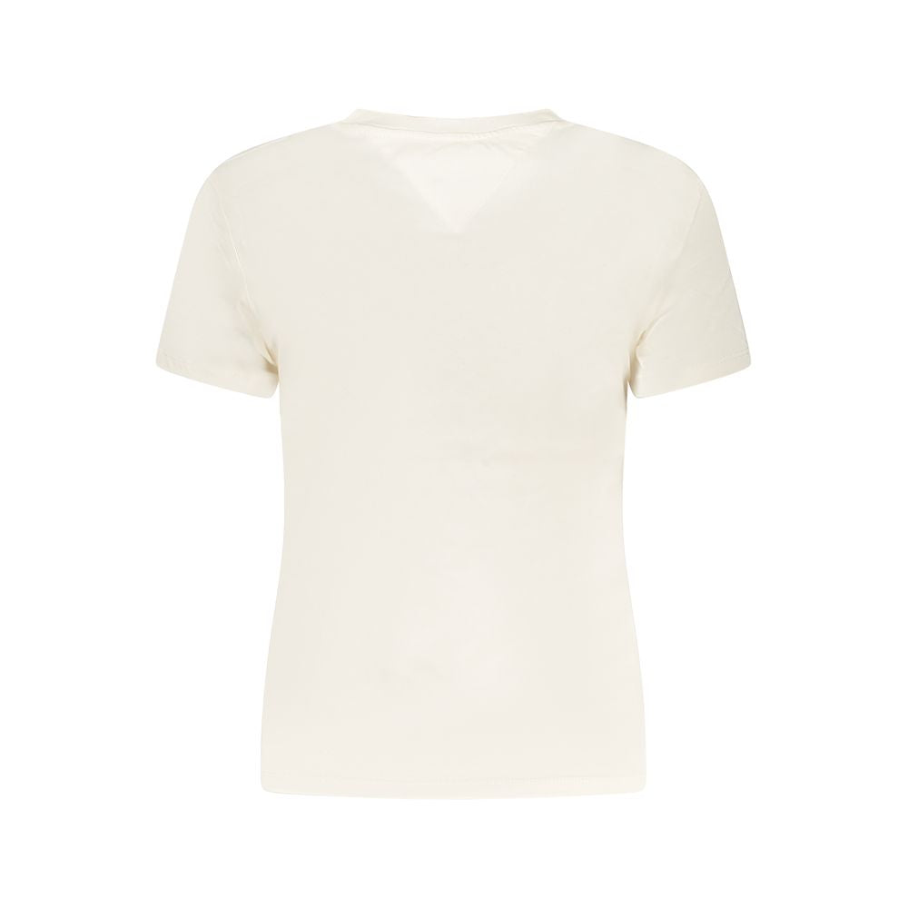 Camisetas y tops de algodón beige de Tommy Hilfiger
