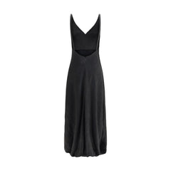 Vestido largo con acabado agrietado de Alexander McQueen