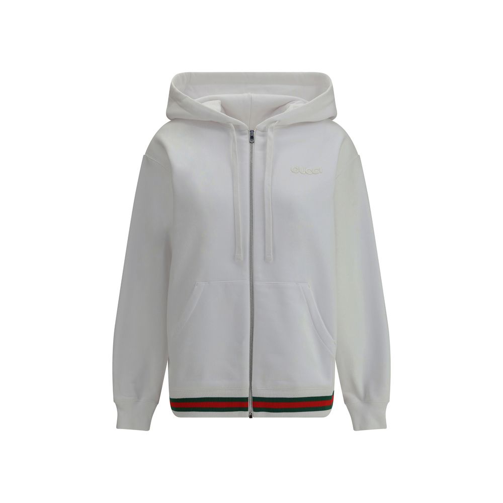 Sudadera con capucha y cremallera Gucci