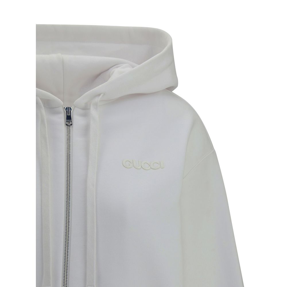 Sudadera con capucha y cremallera Gucci