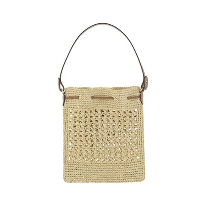 Bolso de mano de rafia Miu Miu