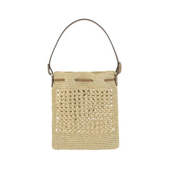 Bolso de mano de rafia Miu Miu