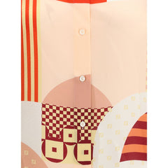 Camisa de patchwork de Fendi