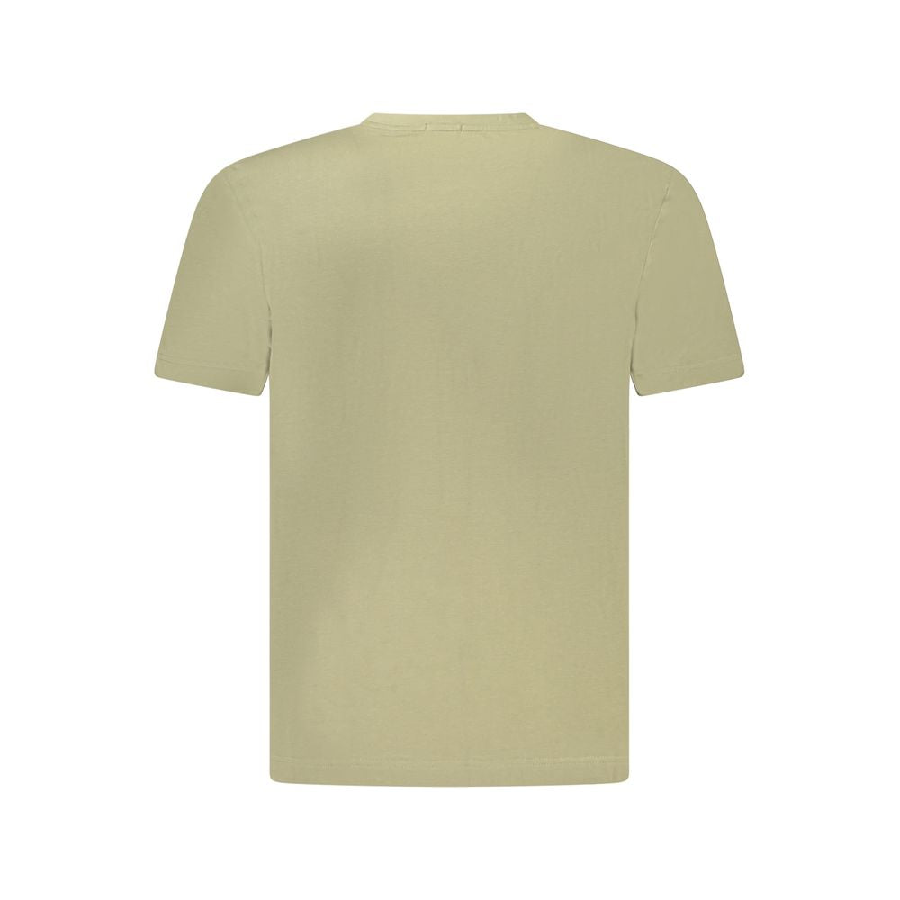 Camiseta de algodón verde Hugo Boss para hombre