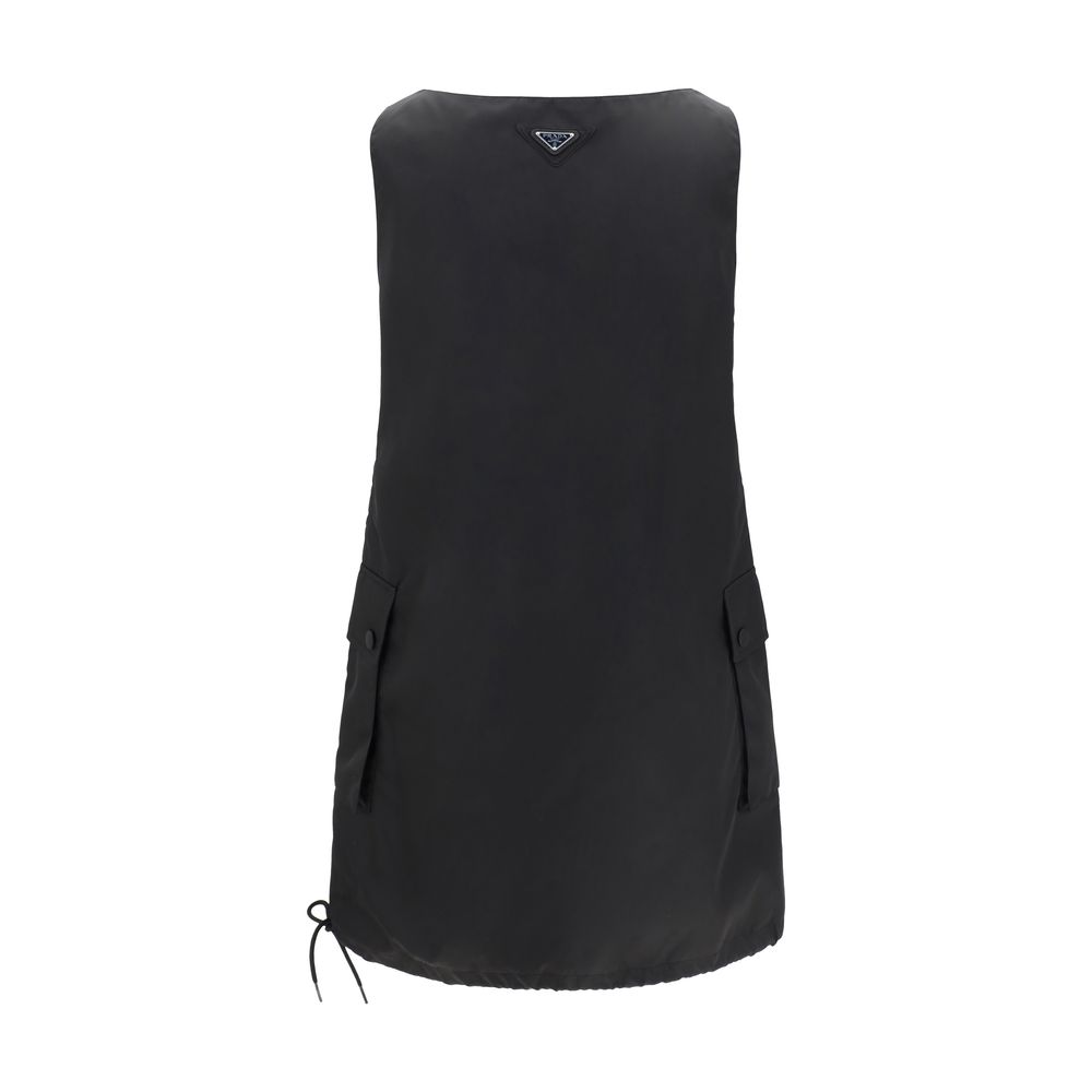 Minivestido de nailon de Prada