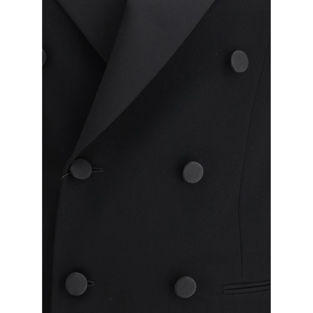 Vestido blazer cruzado de Saint Laurent