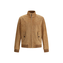Chaqueta bomber de ante Gucci