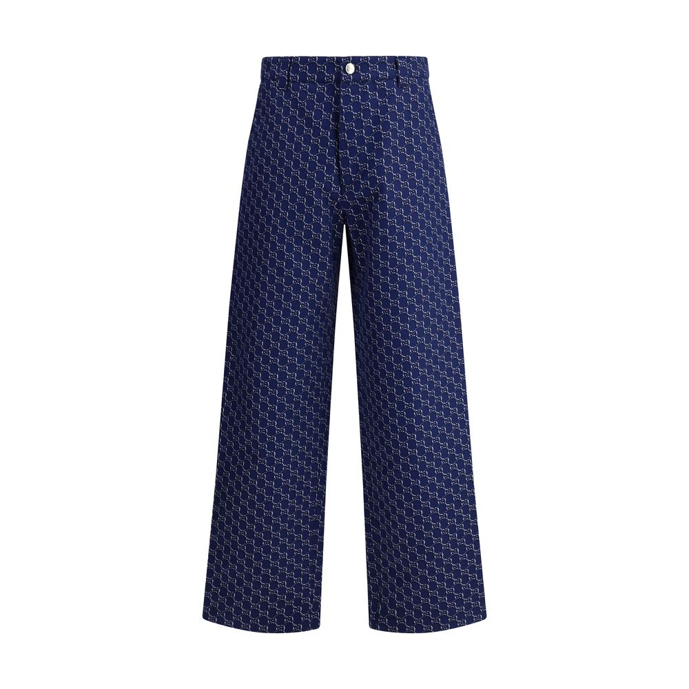 Pantalones con estampado GG de Gucci