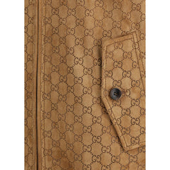 Chaqueta bomber de ante Gucci