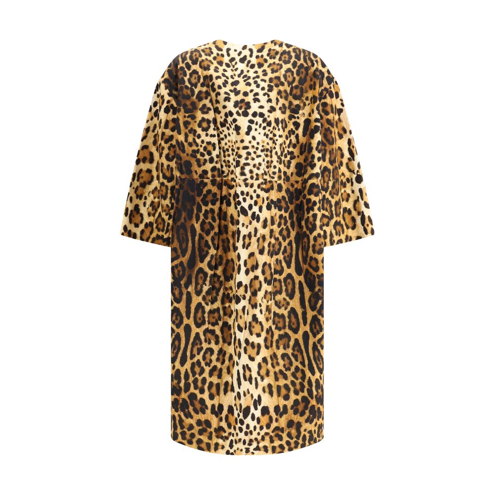 Abrigo Prada con estampado animal