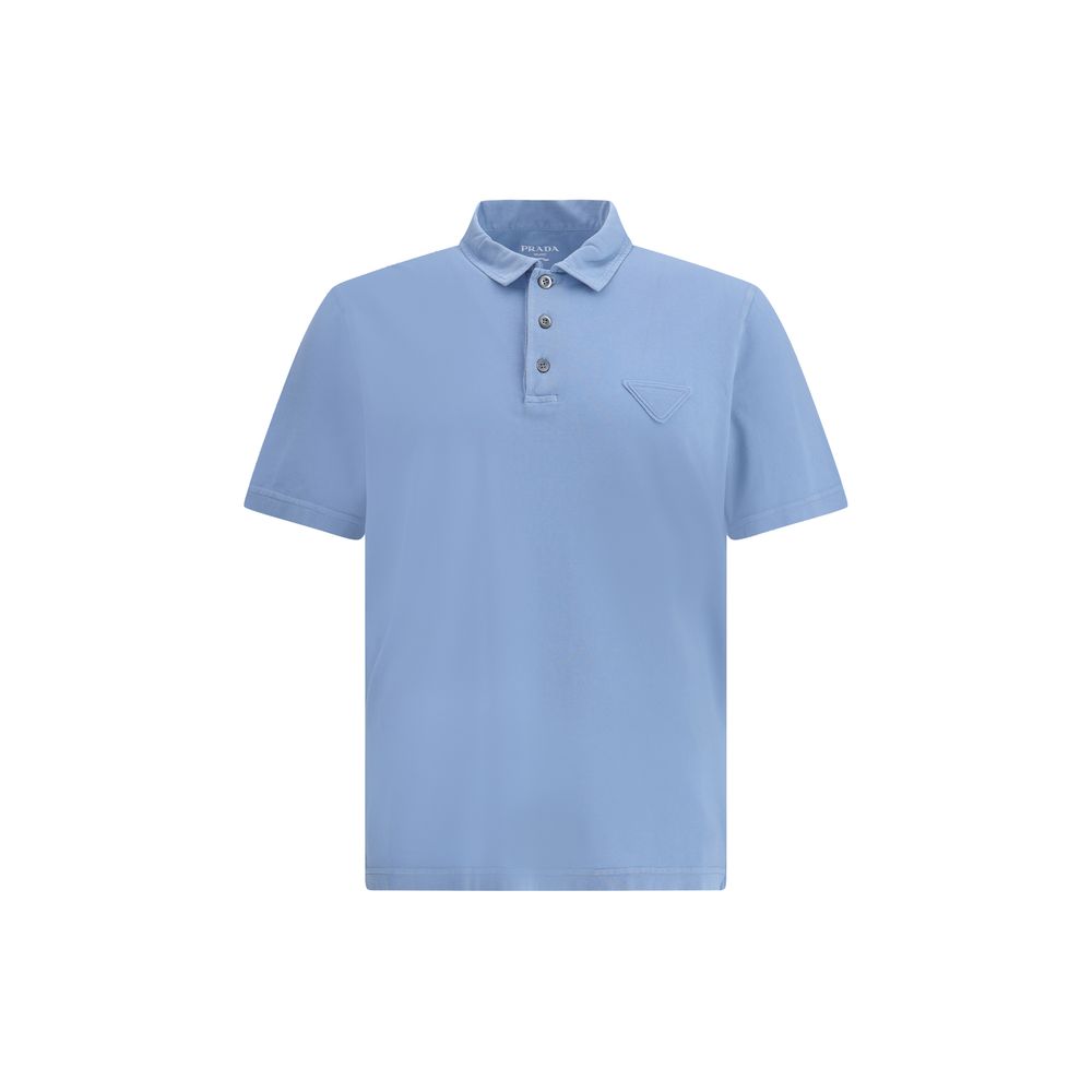 Polo con el logotipo de Prada