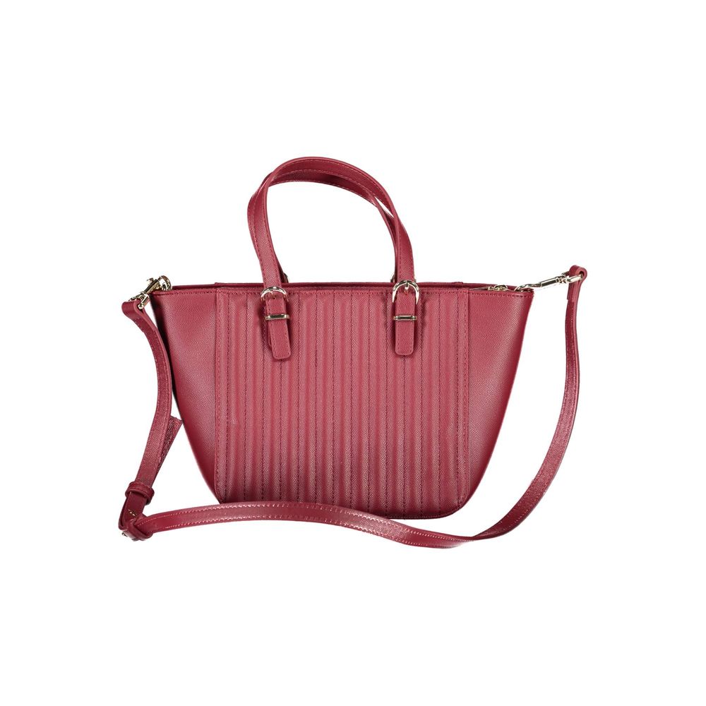Bolso de mano rojo de polietileno Tommy Hilfiger