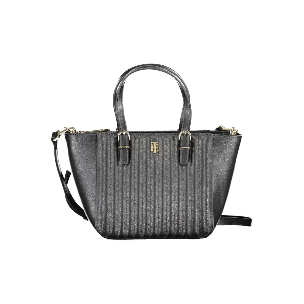 Bolso de mano Tommy Hilfiger de polietileno negro