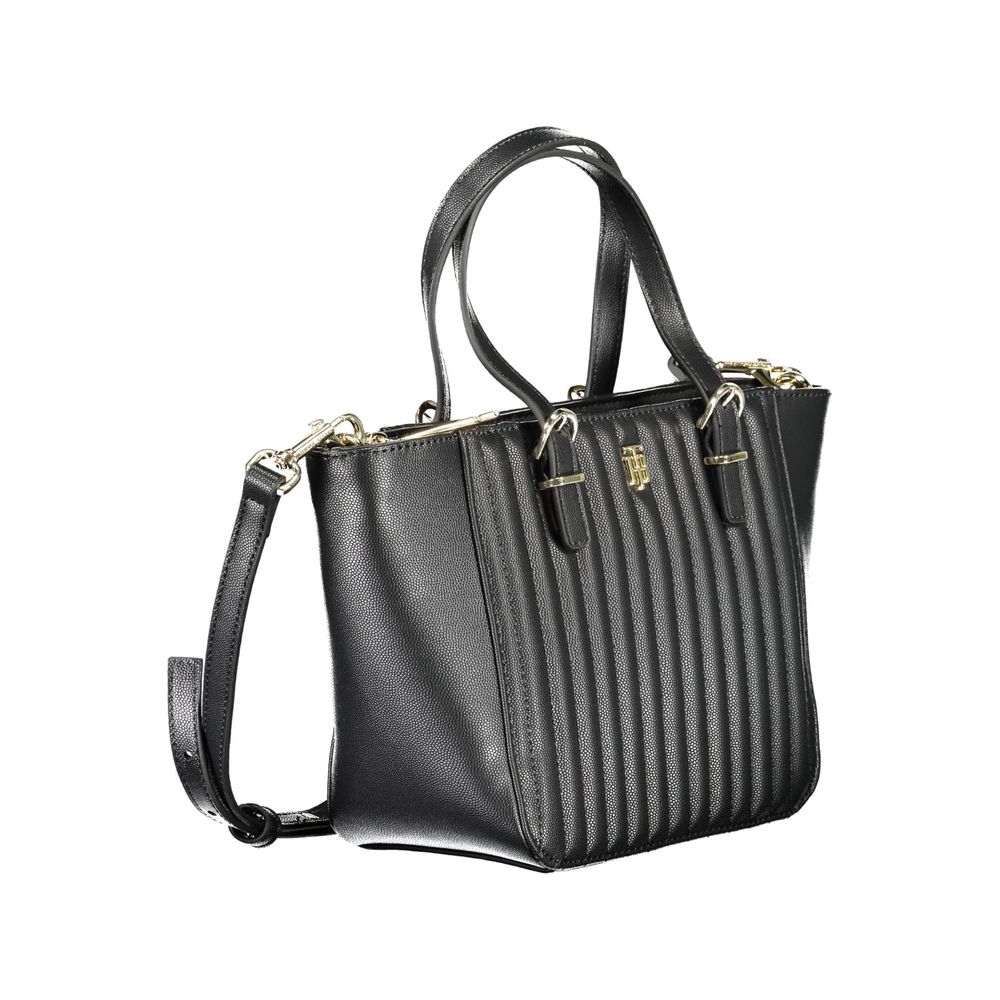 Bolso de mano Tommy Hilfiger de polietileno negro