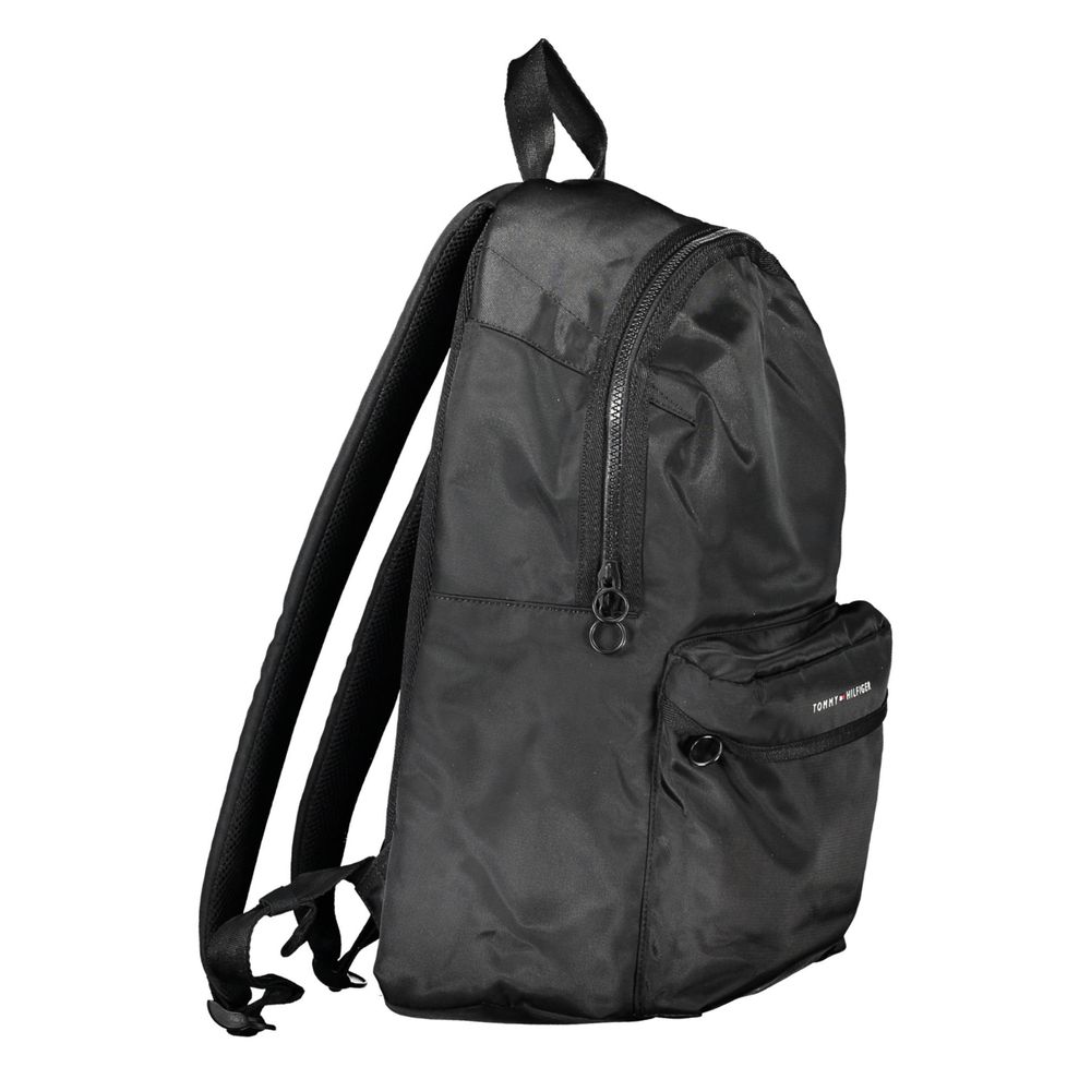 Mochila de poliéster negra Tommy Hilfiger