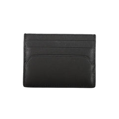 Cartera de cuero negra Tommy Hilfiger