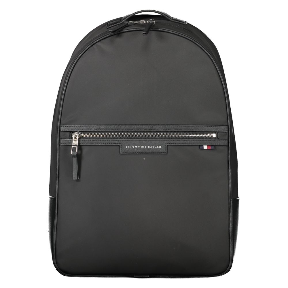 Mochila de poliéster negra Tommy Hilfiger