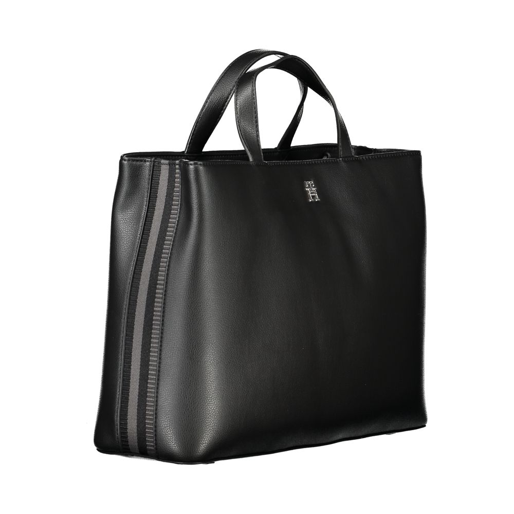 Bolso de mano Tommy Hilfiger de poliéster negro
