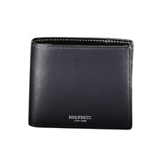 Cartera de cuero azul Tommy Hilfiger